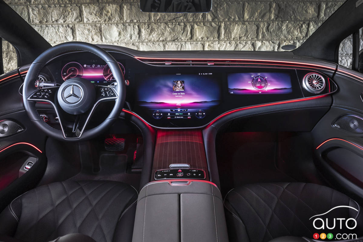 Rappel de Mercedes-Benz de la EQS … car il est possible d’écouter la télé en conduisant !